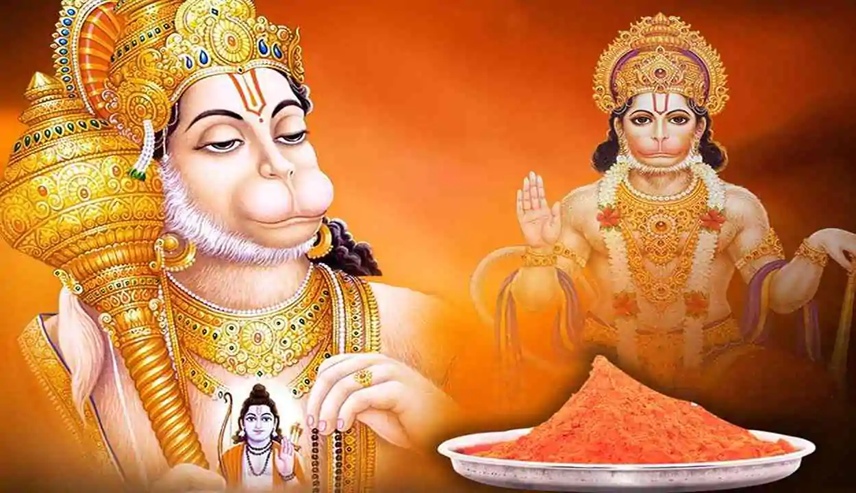 Worship of lord hanuman and the significance of vermilion