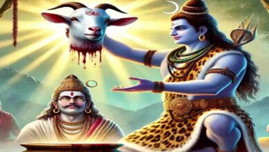 Lord shiva beheaded king daksha