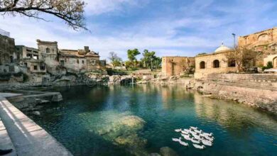 Sacred pond at katasraj temple, believed to be created from lord shiva’s tears after sati’s death