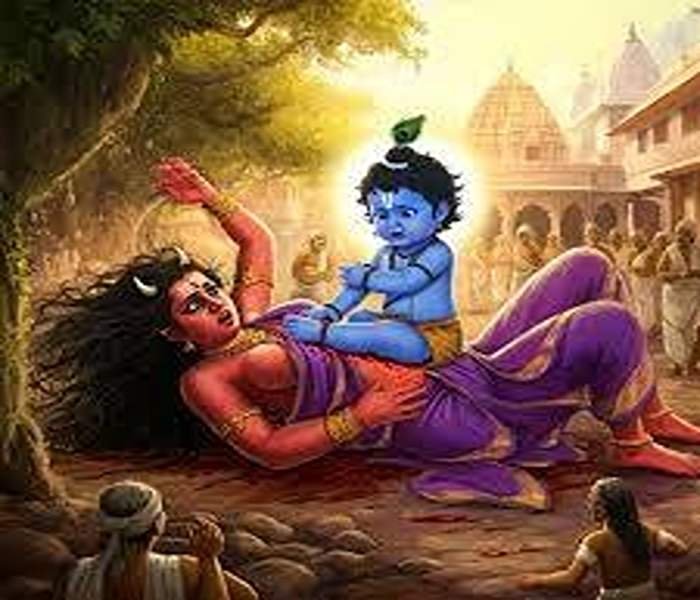 Putana and krishna story
