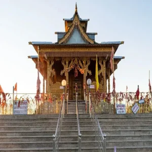 Kaiway mata hilltop temple devotees