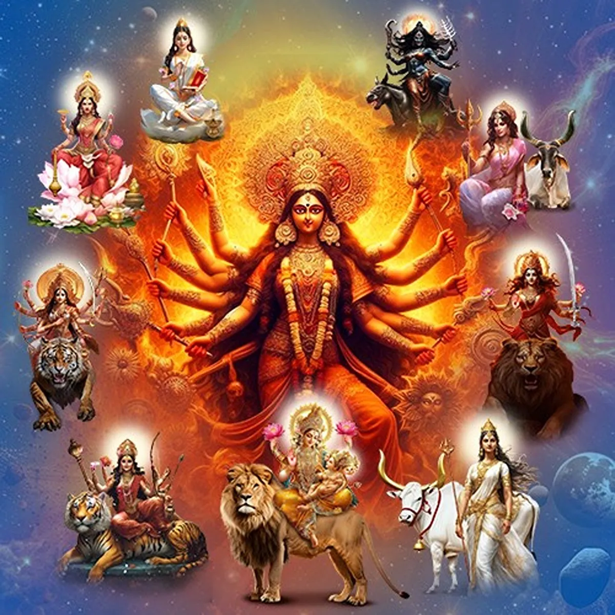 Navratri mythological battle defines victory good