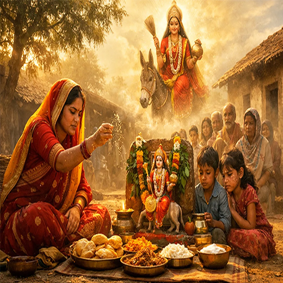 Shitalasaptami traditional story highlights faith rituals