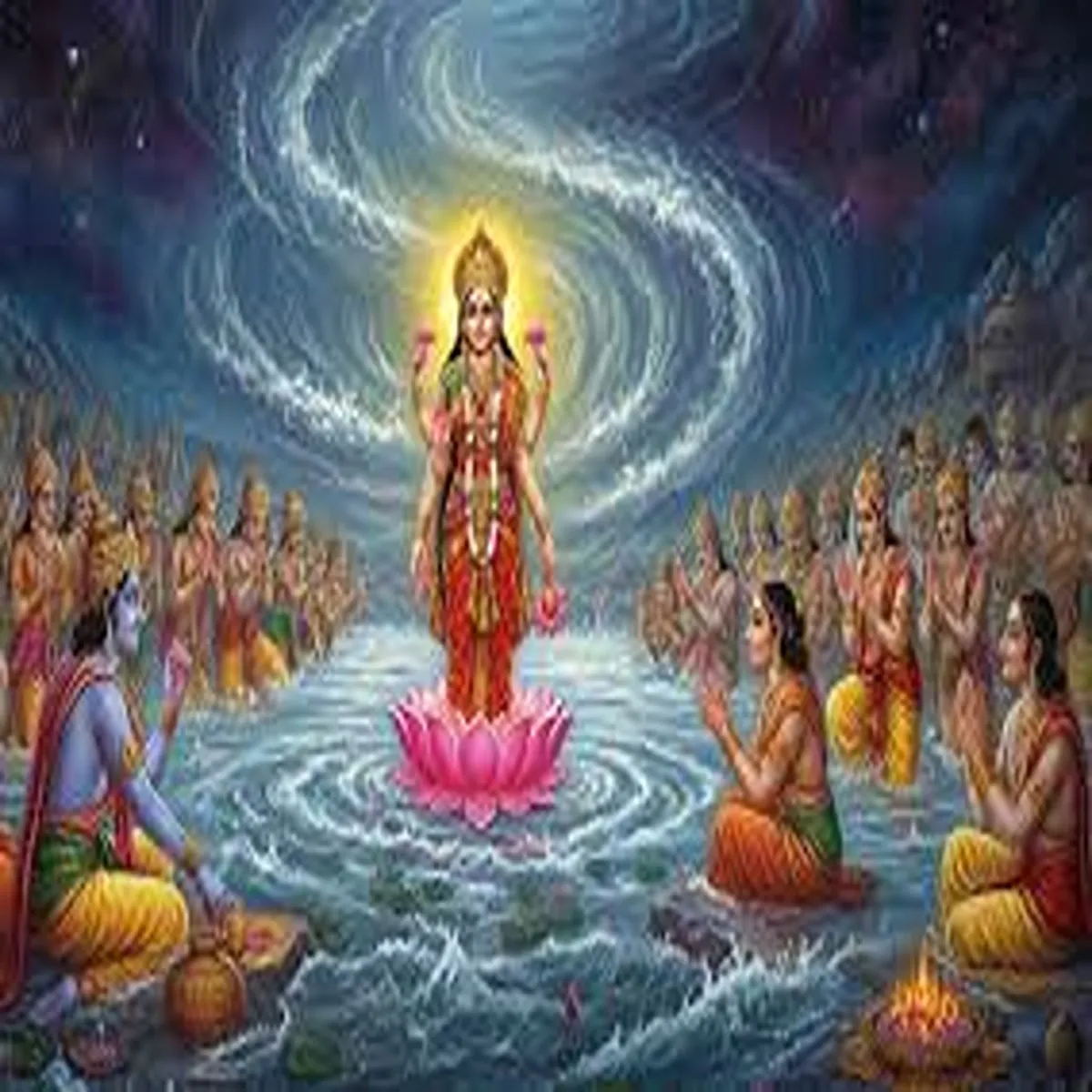 Finance story goddess lakshmi origin divine